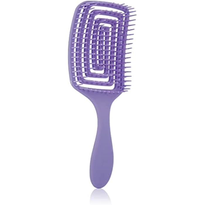 Candy Brush MZ007 Maze Hair Brush - Purple - Image 1